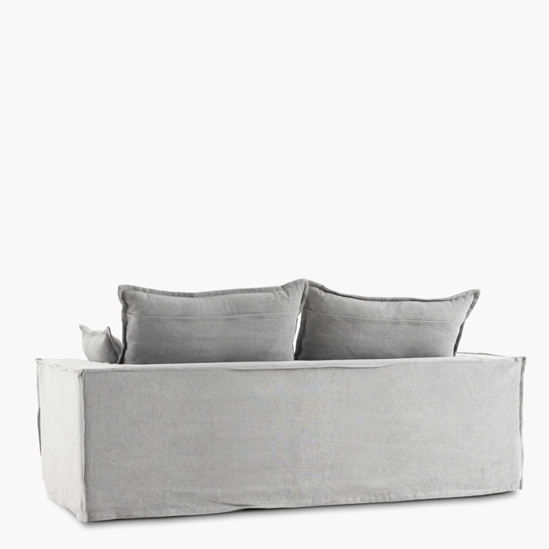 SOFÁ FORM DESIGN GRIS 3 CUERPOS LUCIANO OSCURO - 4