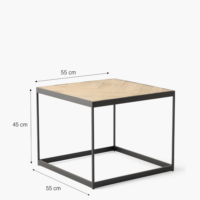MESA LATERAL FORM DESIGN AIMAR NATURAL METAL - 5