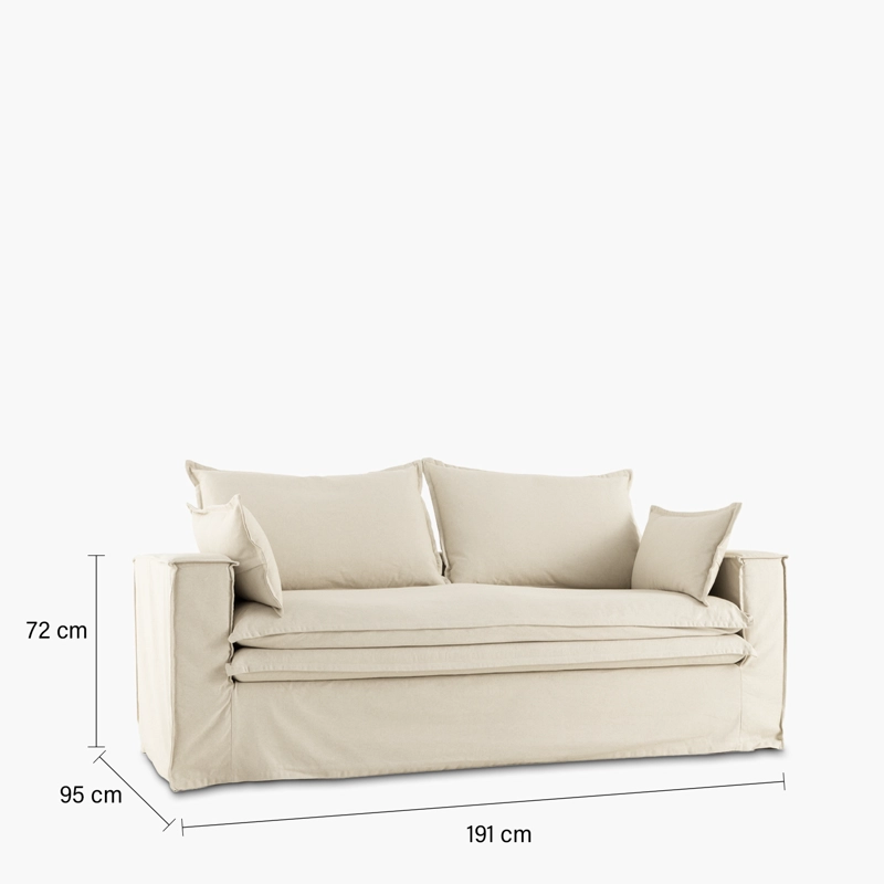 SOFÁ FORM DESIGN CRUDO 2.5 CUERPOS LUCIANO - 7