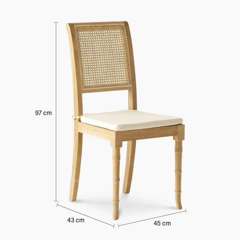 SILLA FORM DESIGN MADERA CRUDO BEATRICE - 5