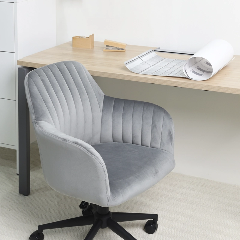 SILLA DE OFICINA FORM DESIGN MADERA GRIS ADA - 7