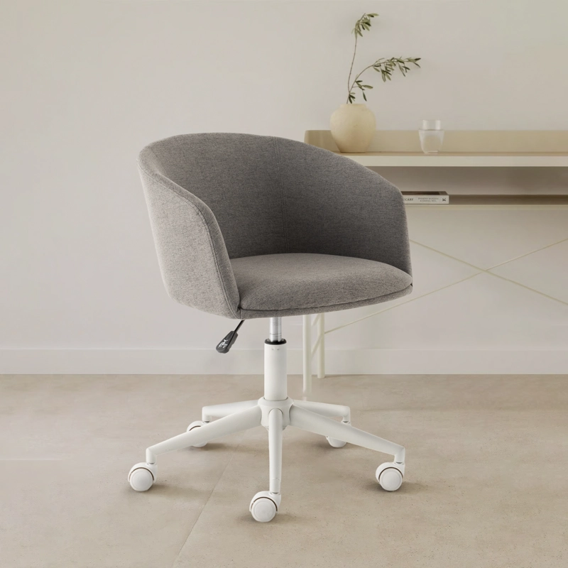 SILLA DE OFICINA ANTON GRIS CON RUEDAS FORM - 7