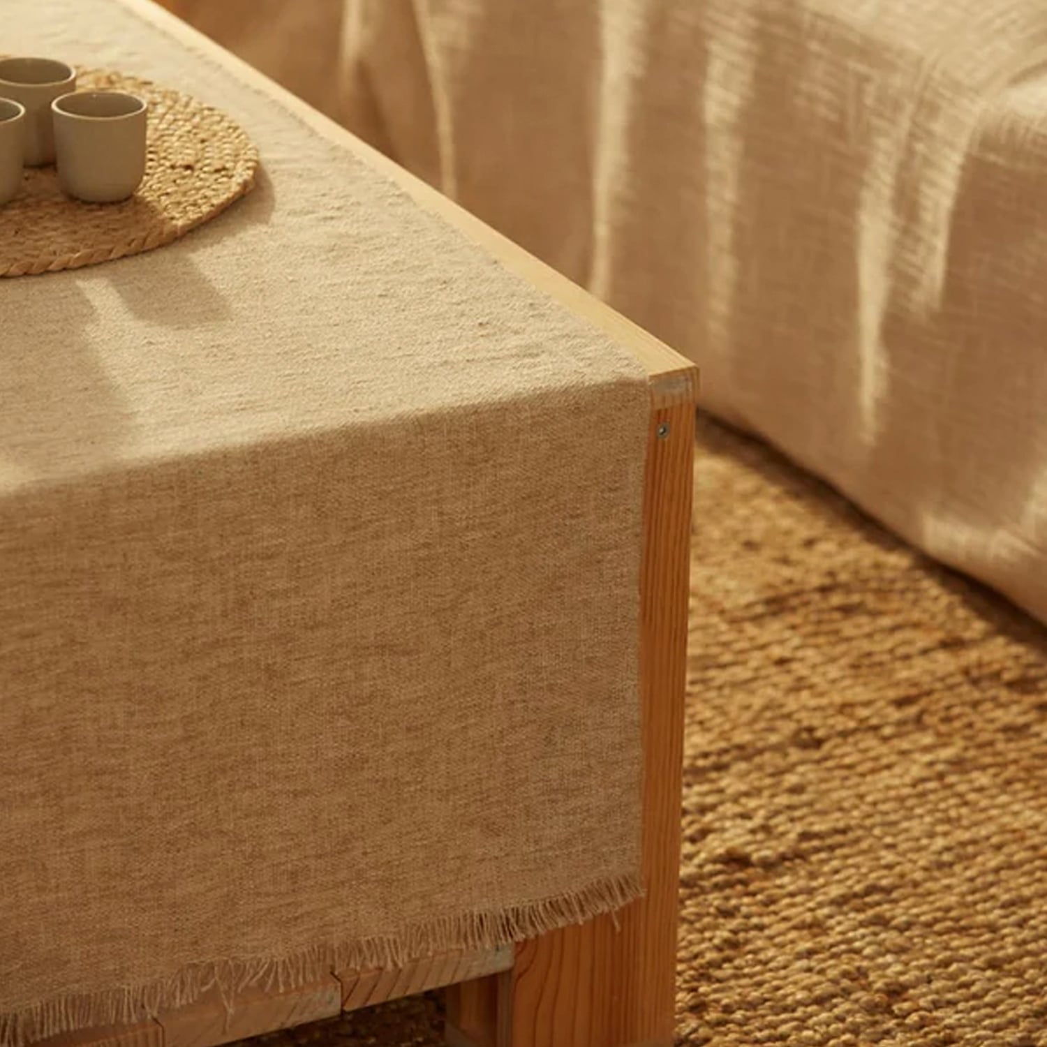 CAMINO DE MESA ARGA 50X150 BEIGE CALMA HOUSE - 4