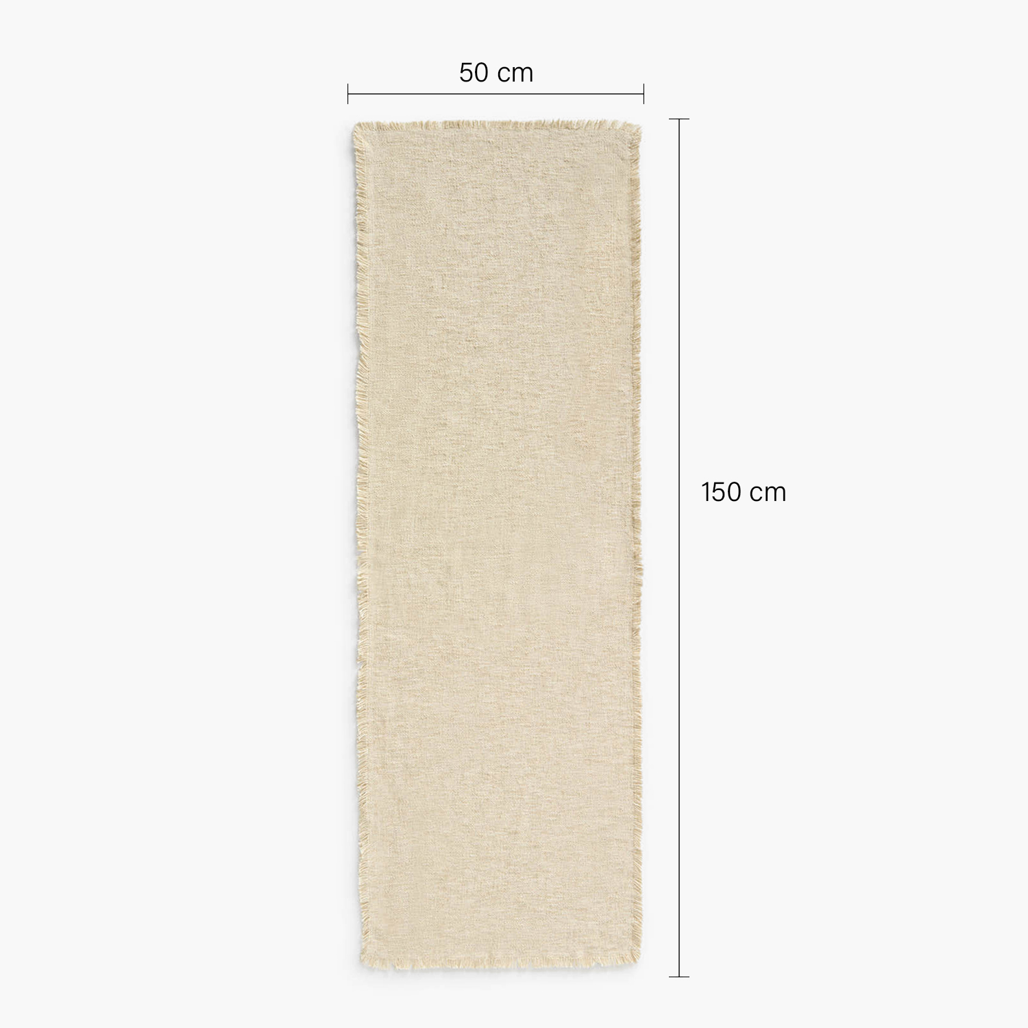 CAMINO DE MESA ARGA 50X150 BEIGE CALMA HOUSE - 5