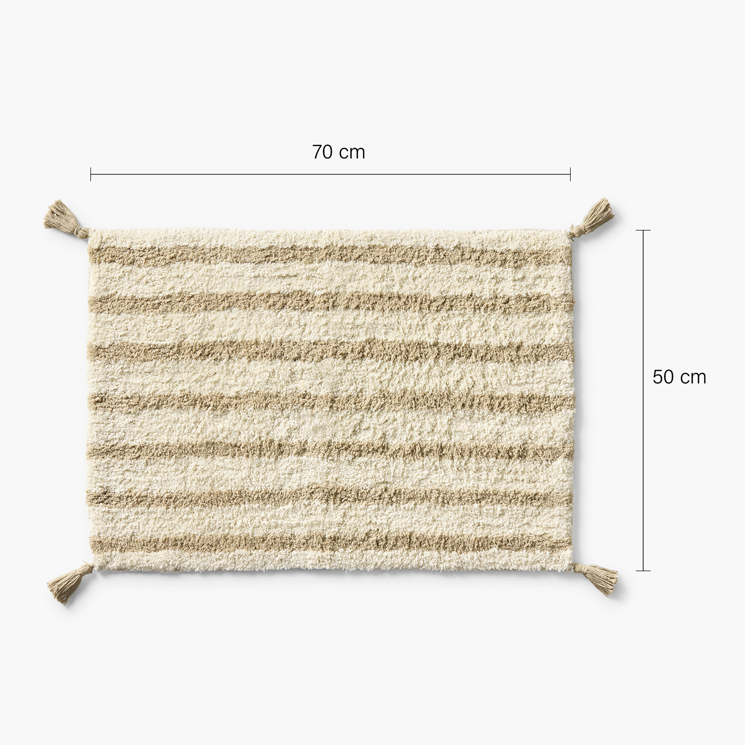 PISO BAÑO CALMA HOUSE HELIOS BEIGE NATURAL 50 X 70 CM - 3