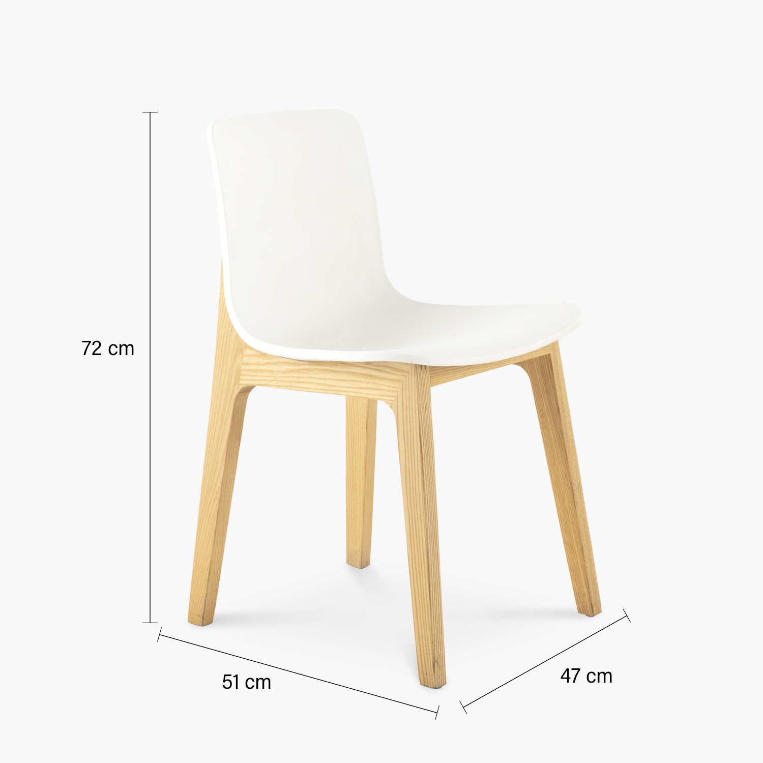 SILLA SELENA BLANCO FORM - 5