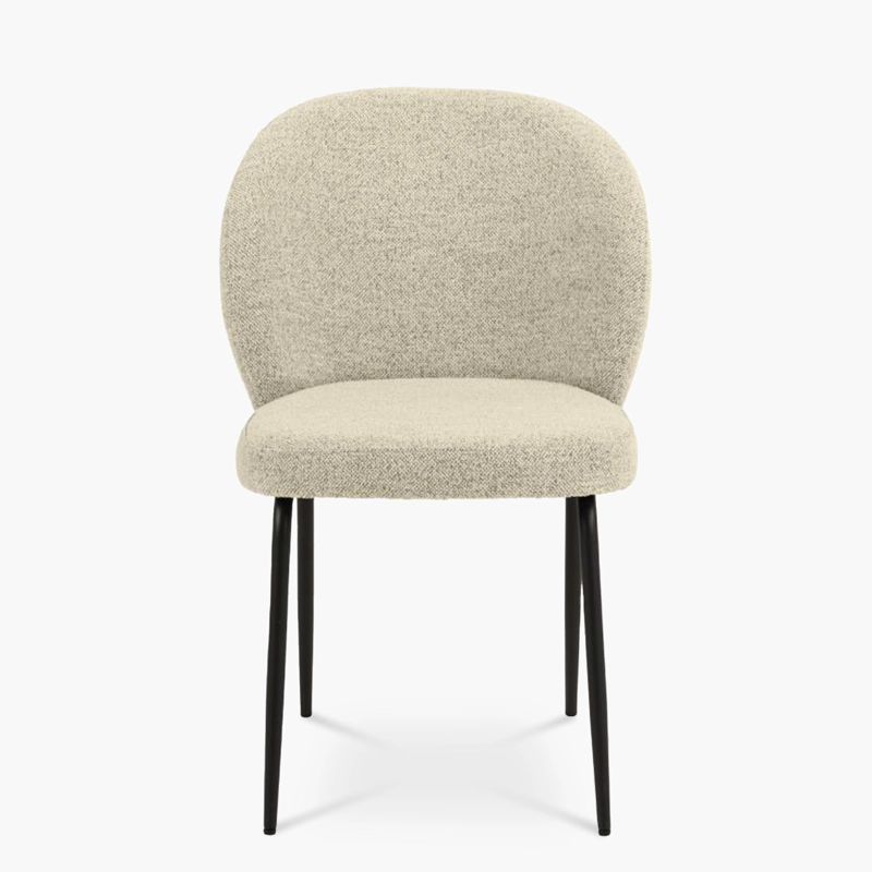 SILLA FORM DESIGN ACERO BEIGE TAPIZ PASCALE CRUDO - 3