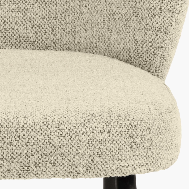 SILLA FORM DESIGN ACERO BEIGE TAPIZ PASCALE CRUDO - 5