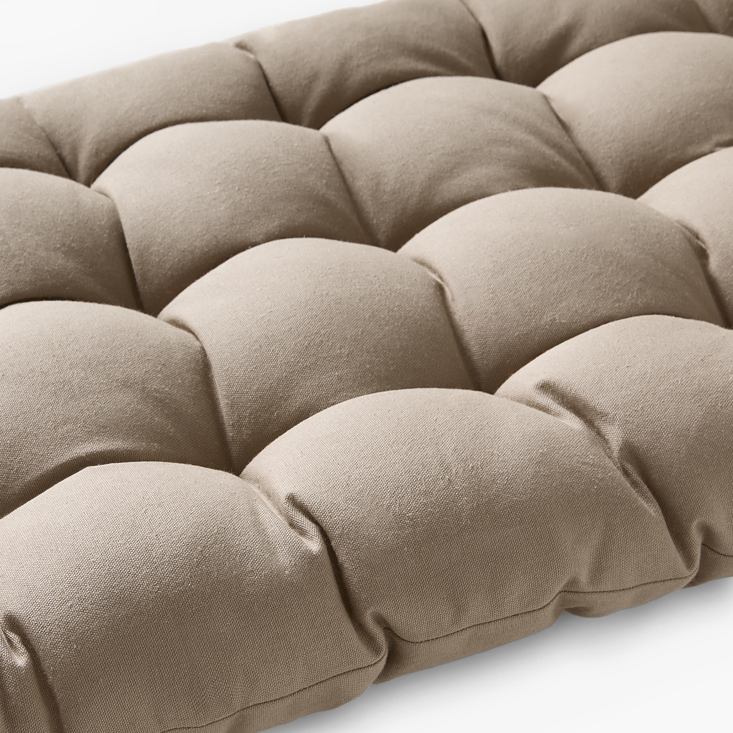 RESPALDO CALMA HOUSE CAMA ACOLCHADO GAVEMA PIEDRA ALGODÓN GRIS 60 X 180 CM - 2