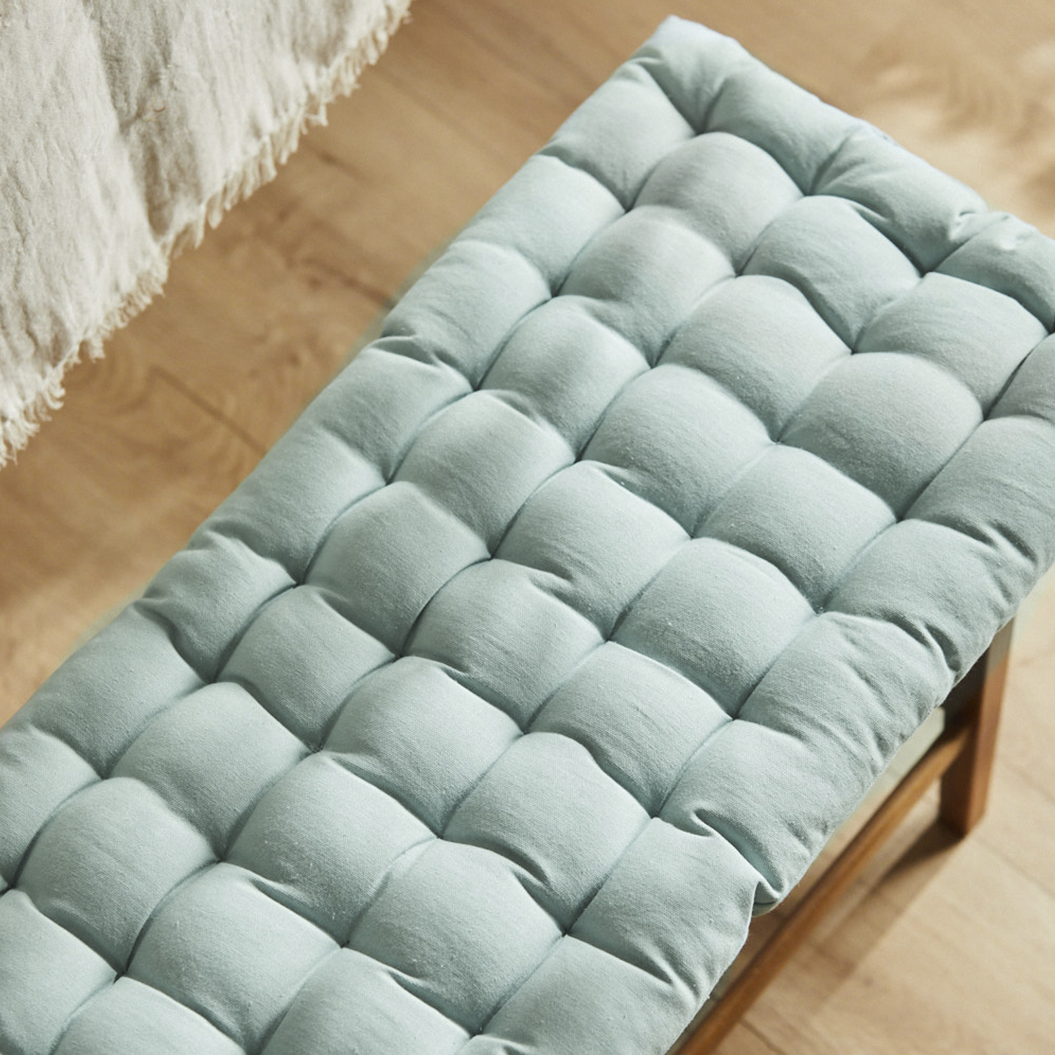 COJÍN CALMA HOUSE BANQUETA ALGODÓN GAVEMA CLARO 120 X 40 CM VERDE - 2