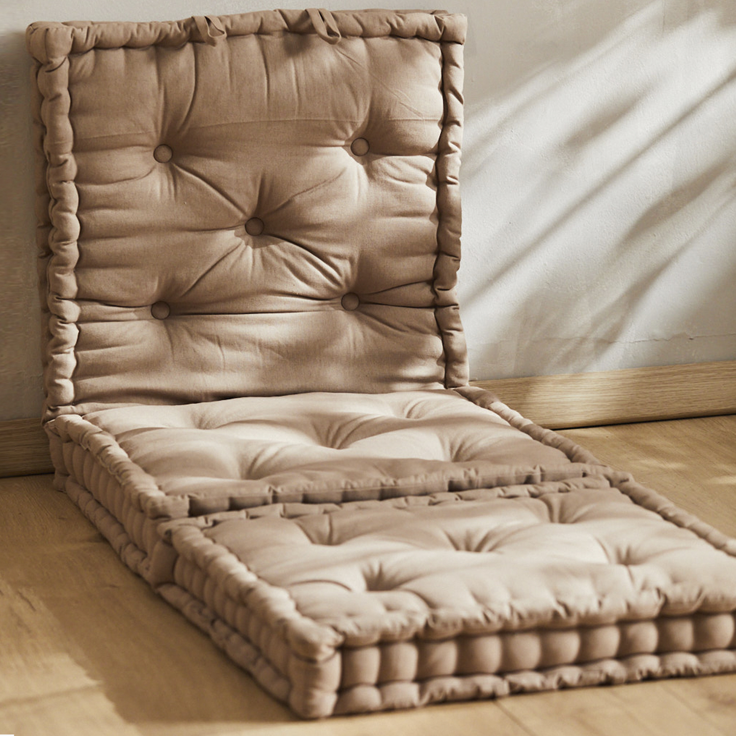 COJÍN CALMA HOUSE SUELO GAVEMA PIEDRA X3 60 X 60 CM GRIS - 2