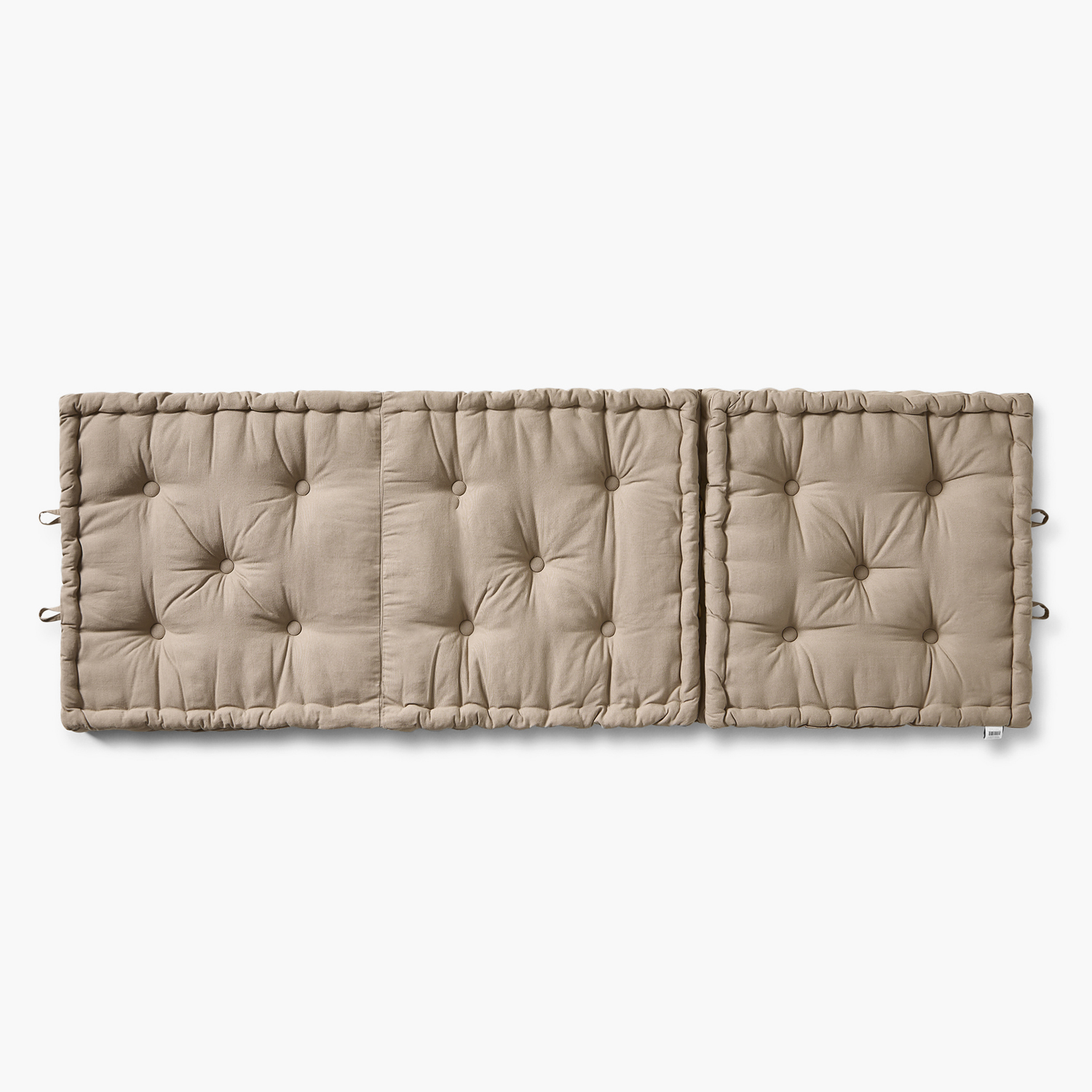 COJÍN CALMA HOUSE SUELO GAVEMA PIEDRA X3 60 X 60 CM GRIS - 3