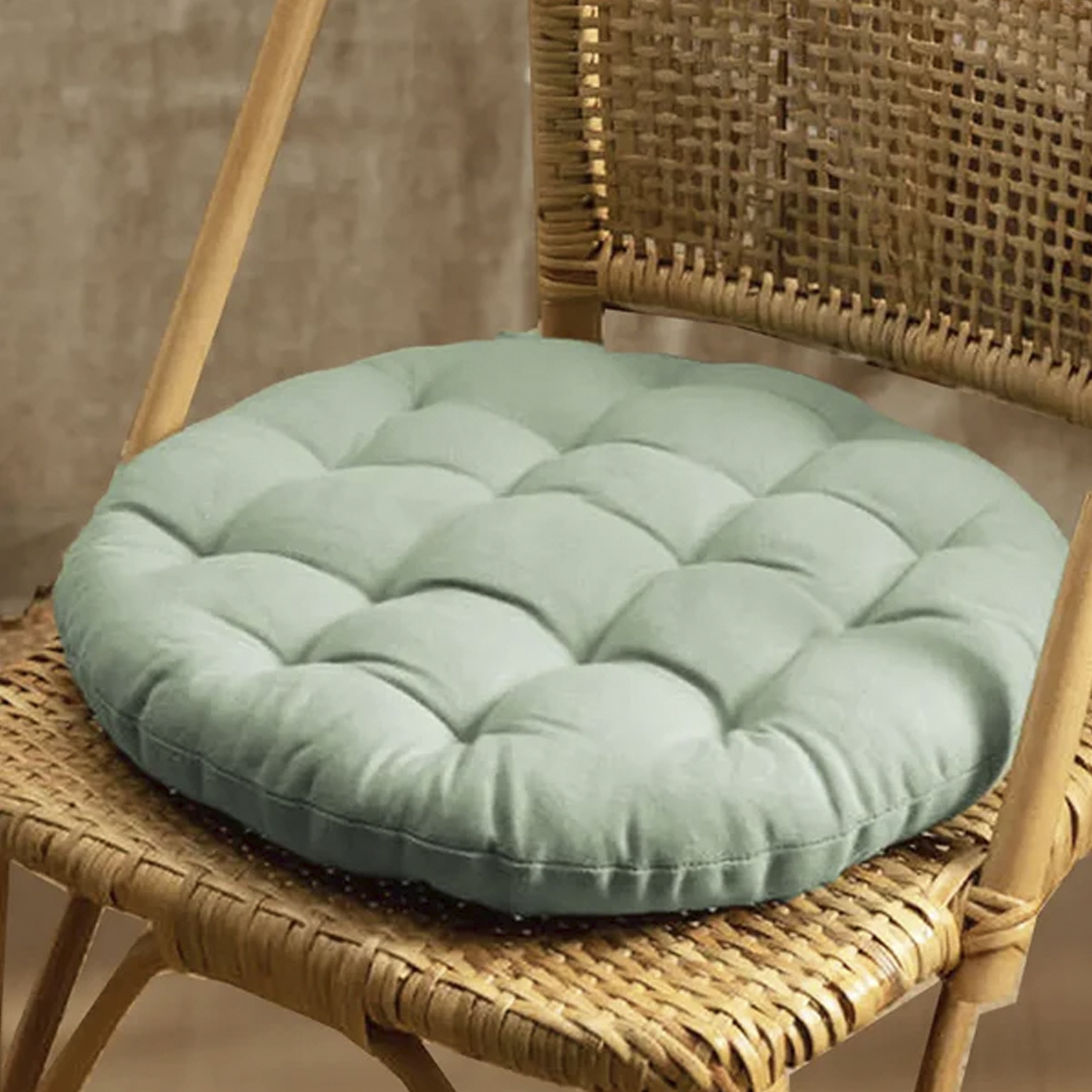 COJÍN CALMA HOUSE SILLA GAVEMA DIAM CLARO 40 X 40 CM VERDE - 2