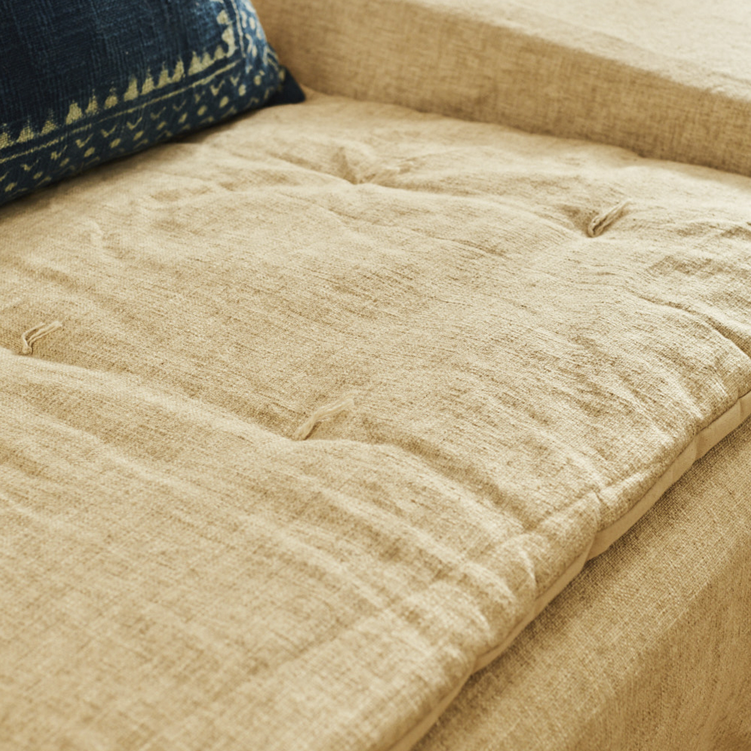 PIECERA CALMA HOUSE ARGA 220 X 70 CM ALGODÓN BEIGE - 6