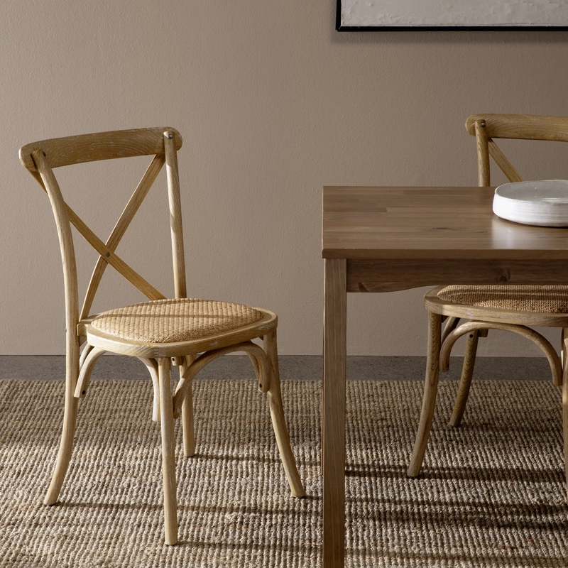 SILLA FORM DESIGN MADERA CAFE TRADITION RATTAN OLMO NATURAL APILABLE - 2