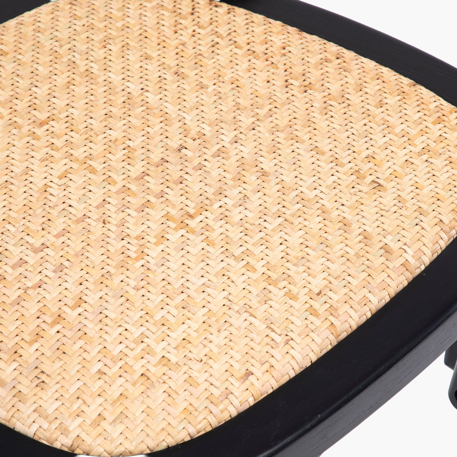 SILLA DE COMEDOR TRADITION MADERA RATTAN NEGRO FORM - 7