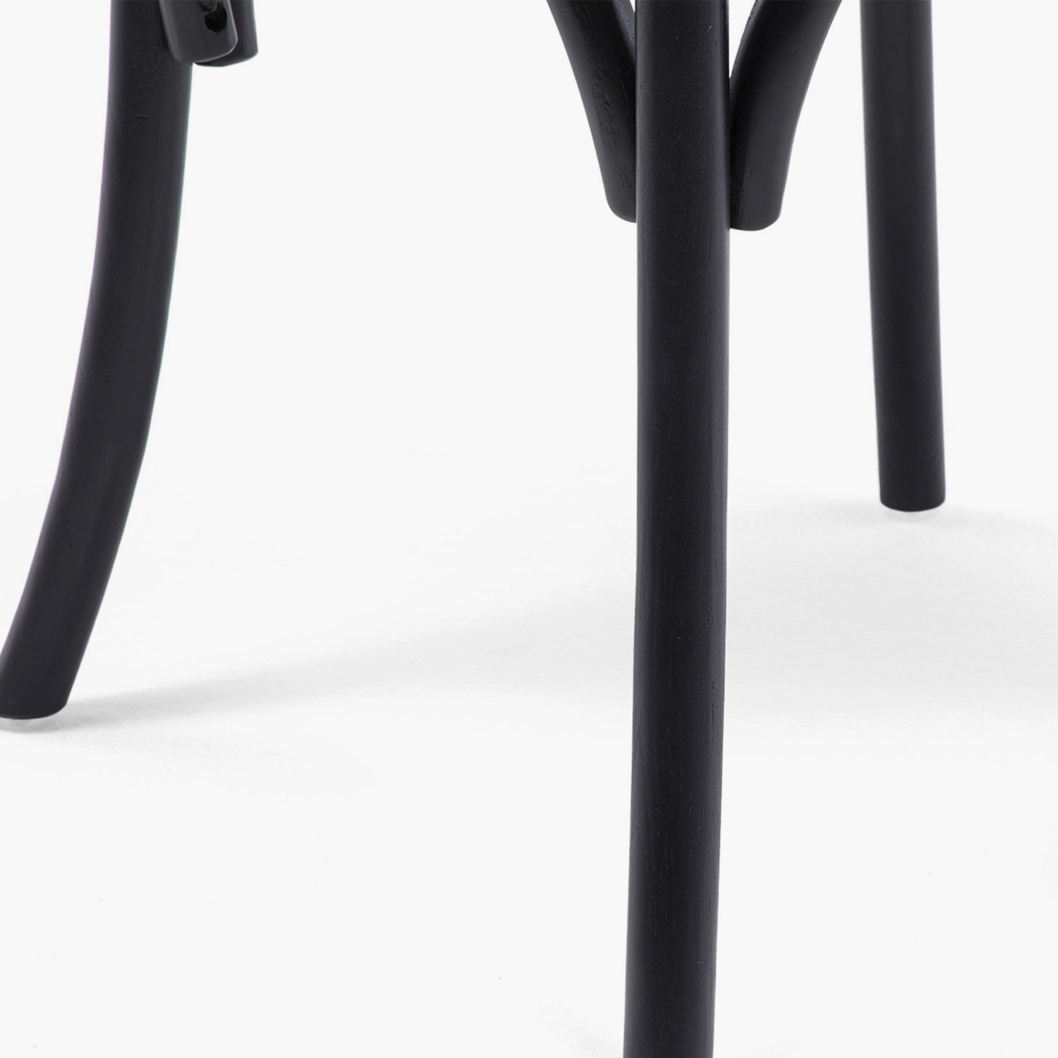 SILLA DE COMEDOR TRADITION MADERA RATTAN NEGRO FORM - 8