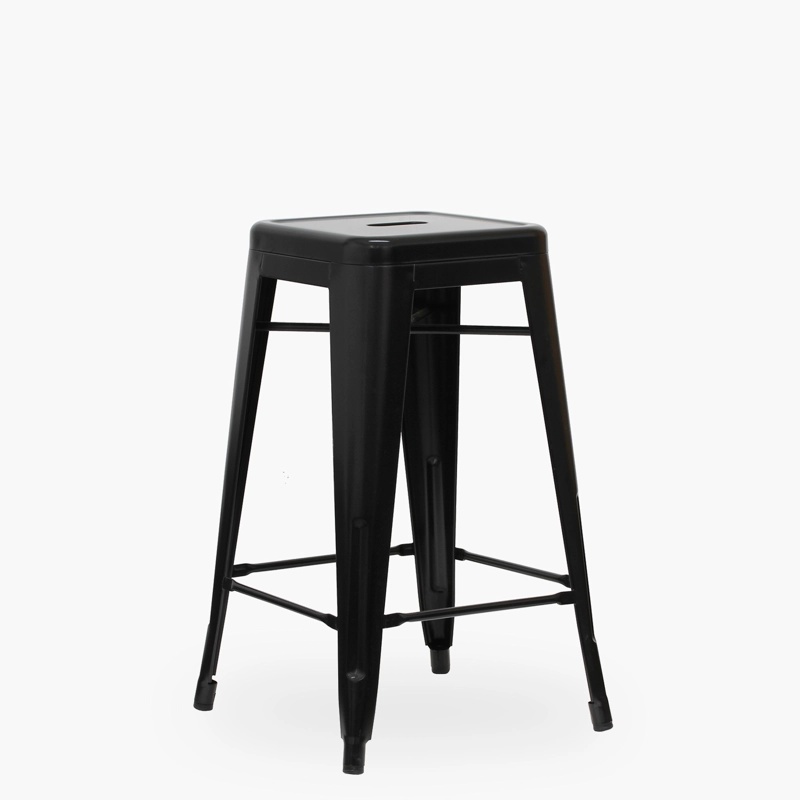 TABURETE MEDIO 67 TOLIX NEGRO FORM - 2