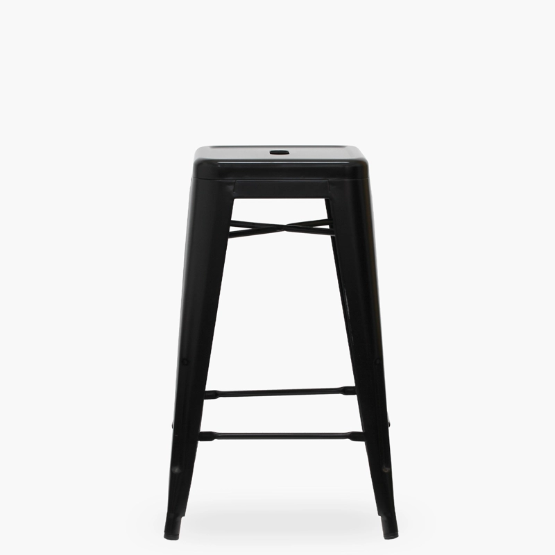TABURETE MEDIO 67 TOLIX NEGRO FORM - 4