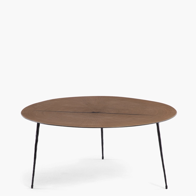 MESA DE CENTRO FORM DESIGN AMY 30 ROBLE METAL - 3