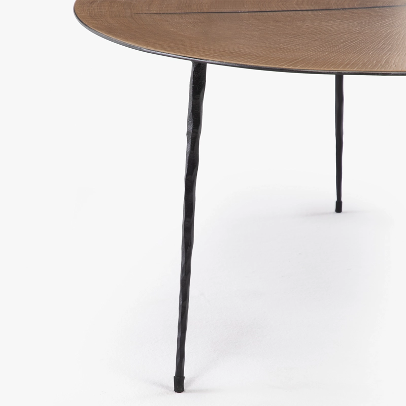 MESA DE CENTRO FORM DESIGN AMY 30 ROBLE METAL - 6