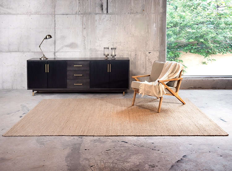 ALFOMBRA FORM DESIGN YUTE SAHARA CRUDO NATURAL 170 X 240 CM - 5