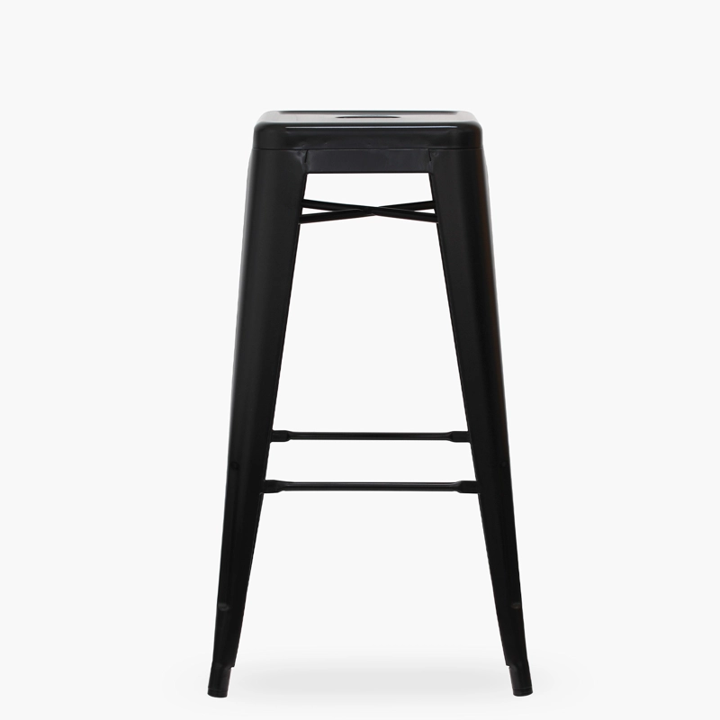 TABURETE FORM DESIGN NEGRO ALTO 77 TOLIX - 1