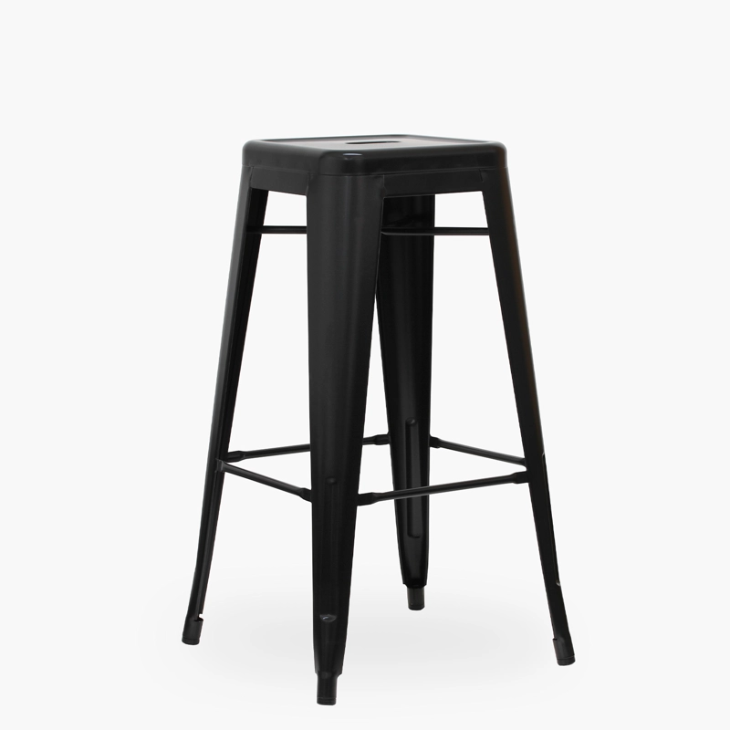 TABURETE FORM DESIGN NEGRO ALTO 77 TOLIX - 3