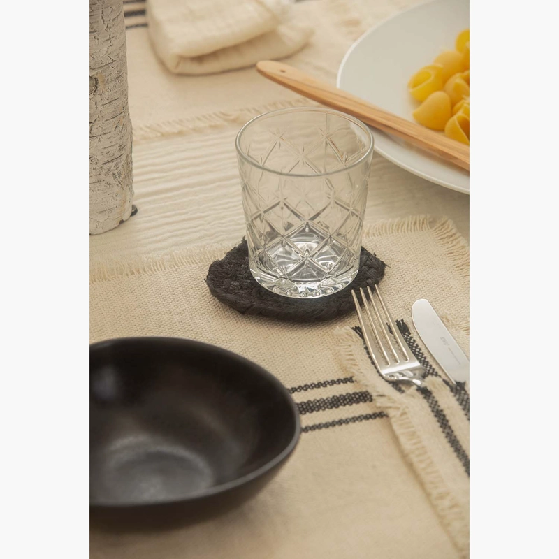 SET 4 POSAVASOS CALMA HOUSE URAL NEGRO - 2