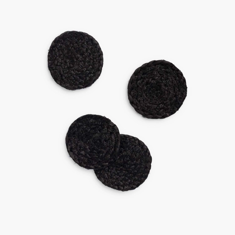 SET 4 POSAVASOS CALMA HOUSE URAL NEGRO - 3