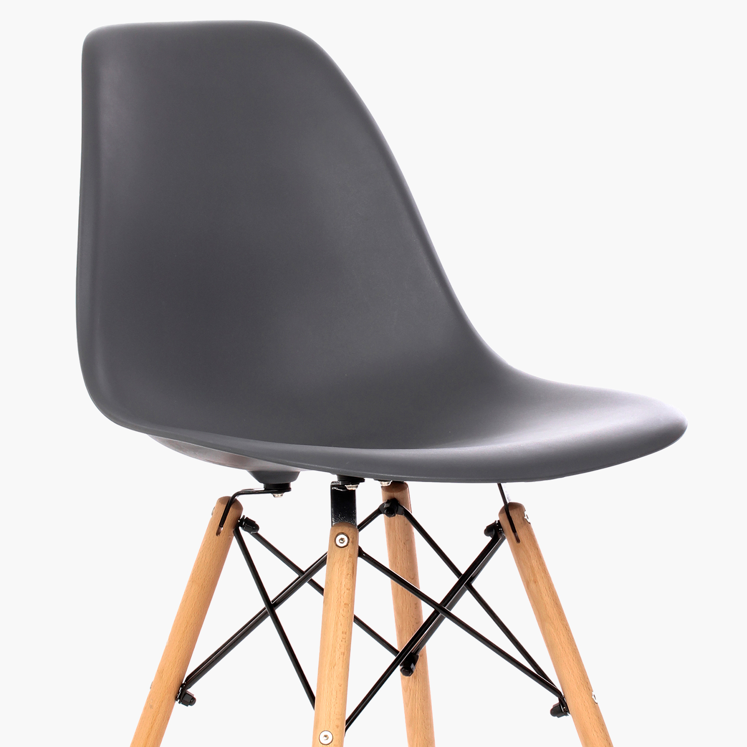SILLA FORM DESIGN GRIS DSW RÉPLICA EAMES OSCURO - 5