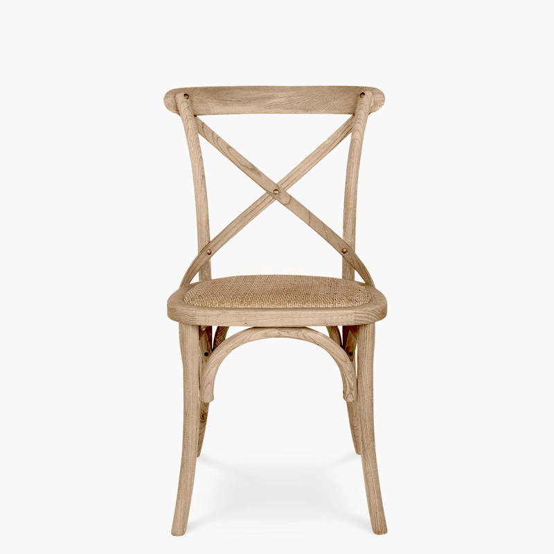 SILLA DE COMEDOR TRADITION MADERA RATTAN OLMO NATURAL FORM - 1