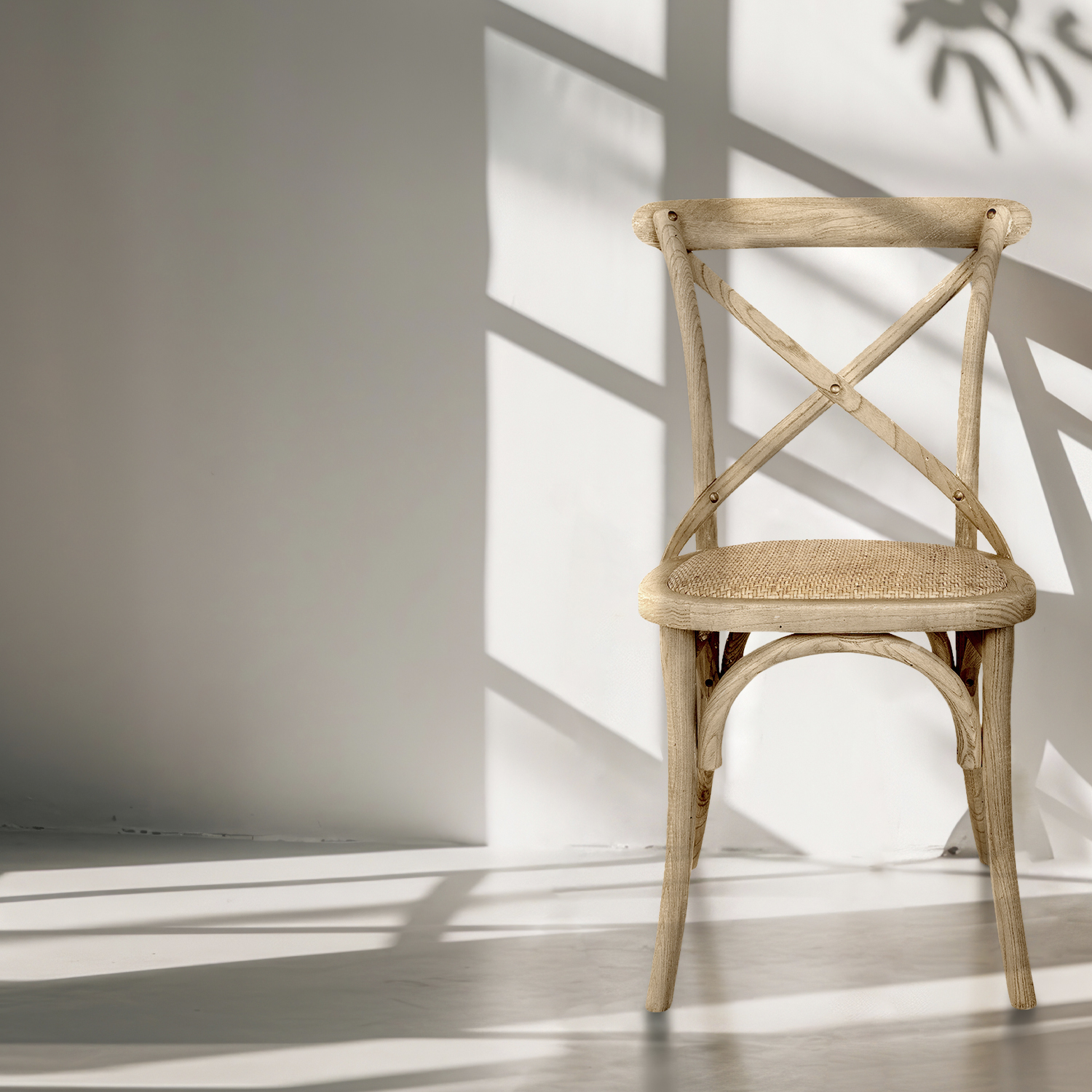 SILLA DE COMEDOR TRADITION MADERA RATTAN OLMO NATURAL FORM - 2