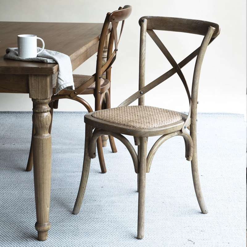 SILLA DE COMEDOR TRADITION MADERA RATTAN OLMO NATURAL FORM - 7