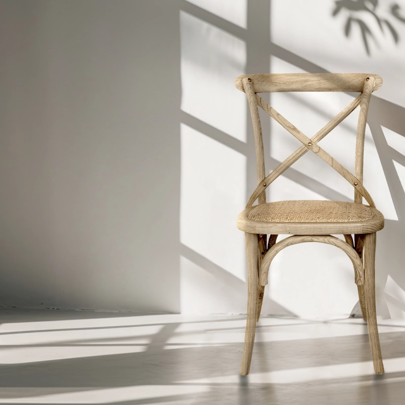 SILLA DE COMEDOR TRADITION MADERA RATTAN OLMO NATURAL FORM - 8