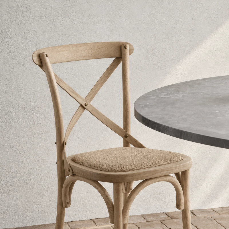 SILLA DE COMEDOR TRADITION MADERA RATTAN OLMO NATURAL FORM - 9