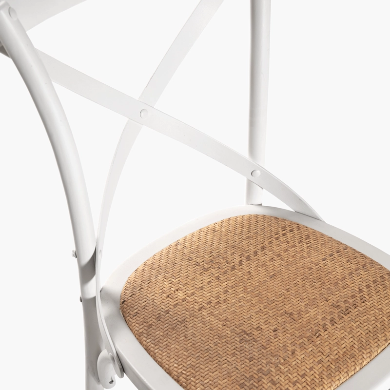 SILLA FORM DESIGN MADERA BLANCO TRADITION RATTAN - 3