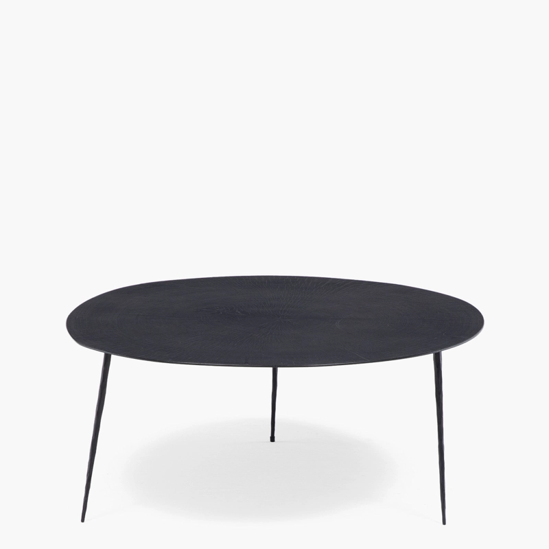 MESA DE CENTRO FORM DESIGN AMY 30 ROBLE NEGRO METAL - 2