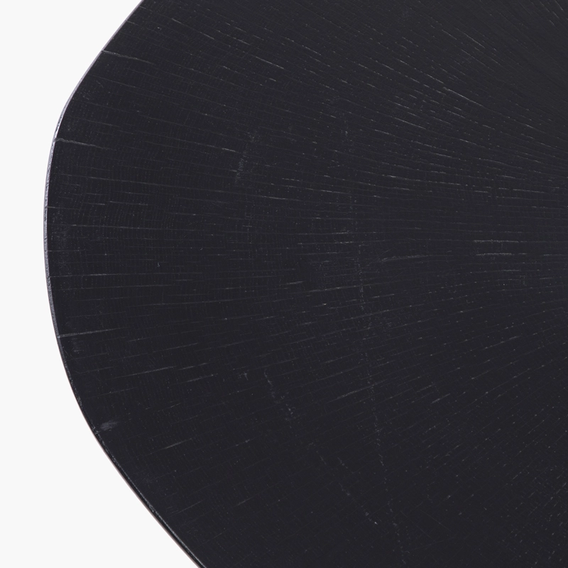 MESA DE CENTRO FORM DESIGN AMY 30 ROBLE NEGRO METAL - 4