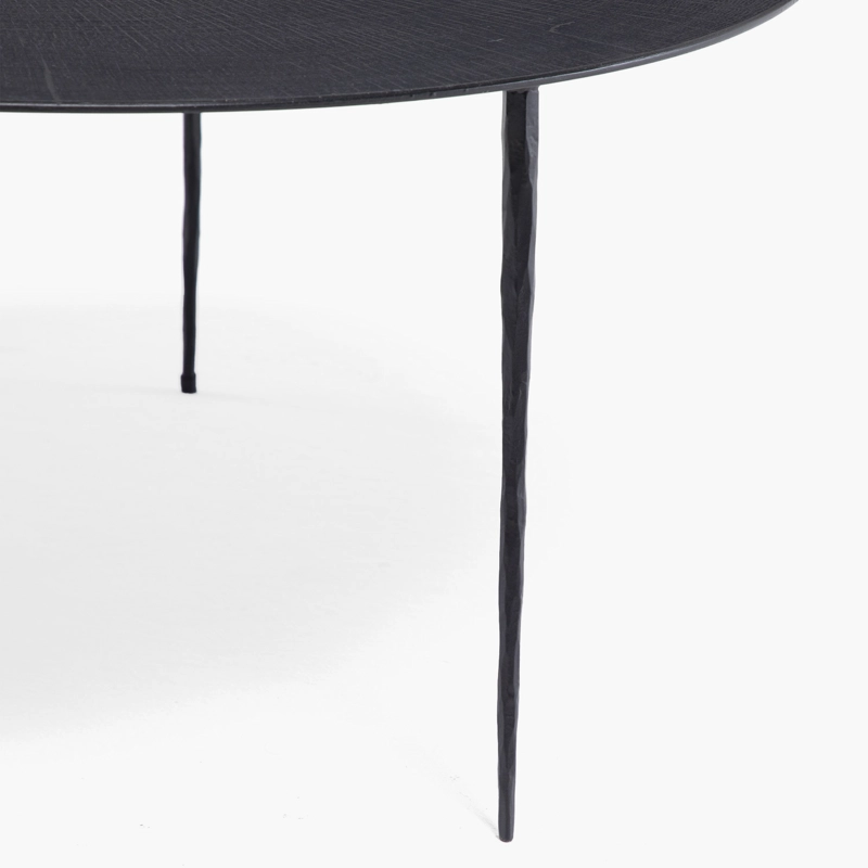 MESA DE CENTRO FORM DESIGN AMY 30 ROBLE NEGRO METAL - 6