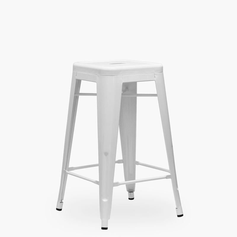 TABURETE MEDIO 67 TOLIX BLANCO FORM - 2