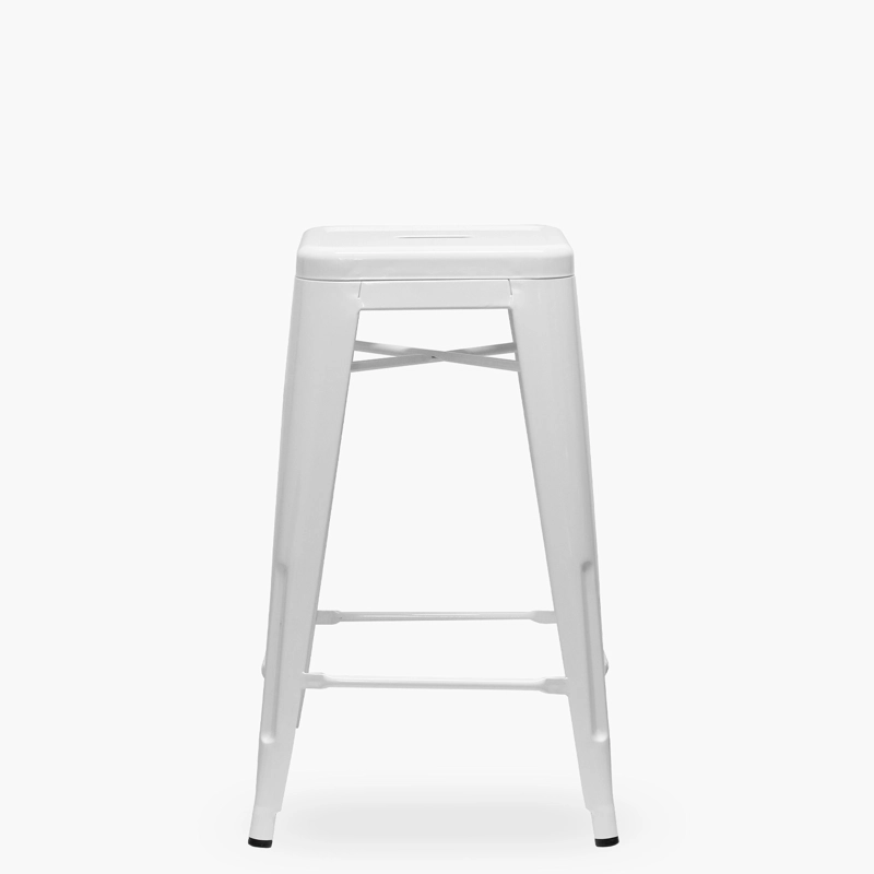 TABURETE MEDIO 67 TOLIX BLANCO FORM - 4