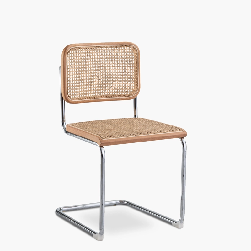 SILLA MADERA FORM DESIGN ACERO CAFE BREUER NATURAL - 3