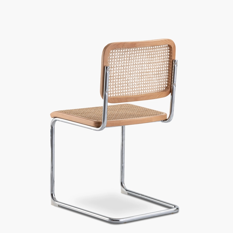 SILLA MADERA FORM DESIGN ACERO CAFE BREUER NATURAL - 6