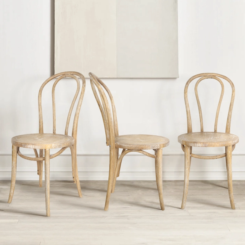 SILLA MADERA VIENNA OLMO NATURAL FORM - 6