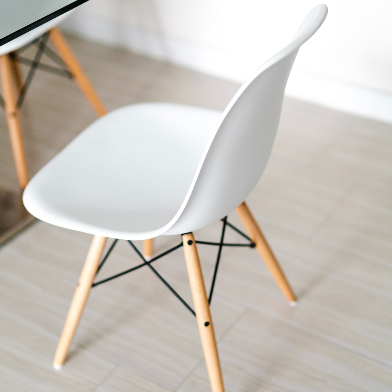 SILLA DSW RE PLICA EAMES BLANCO FORM - 2