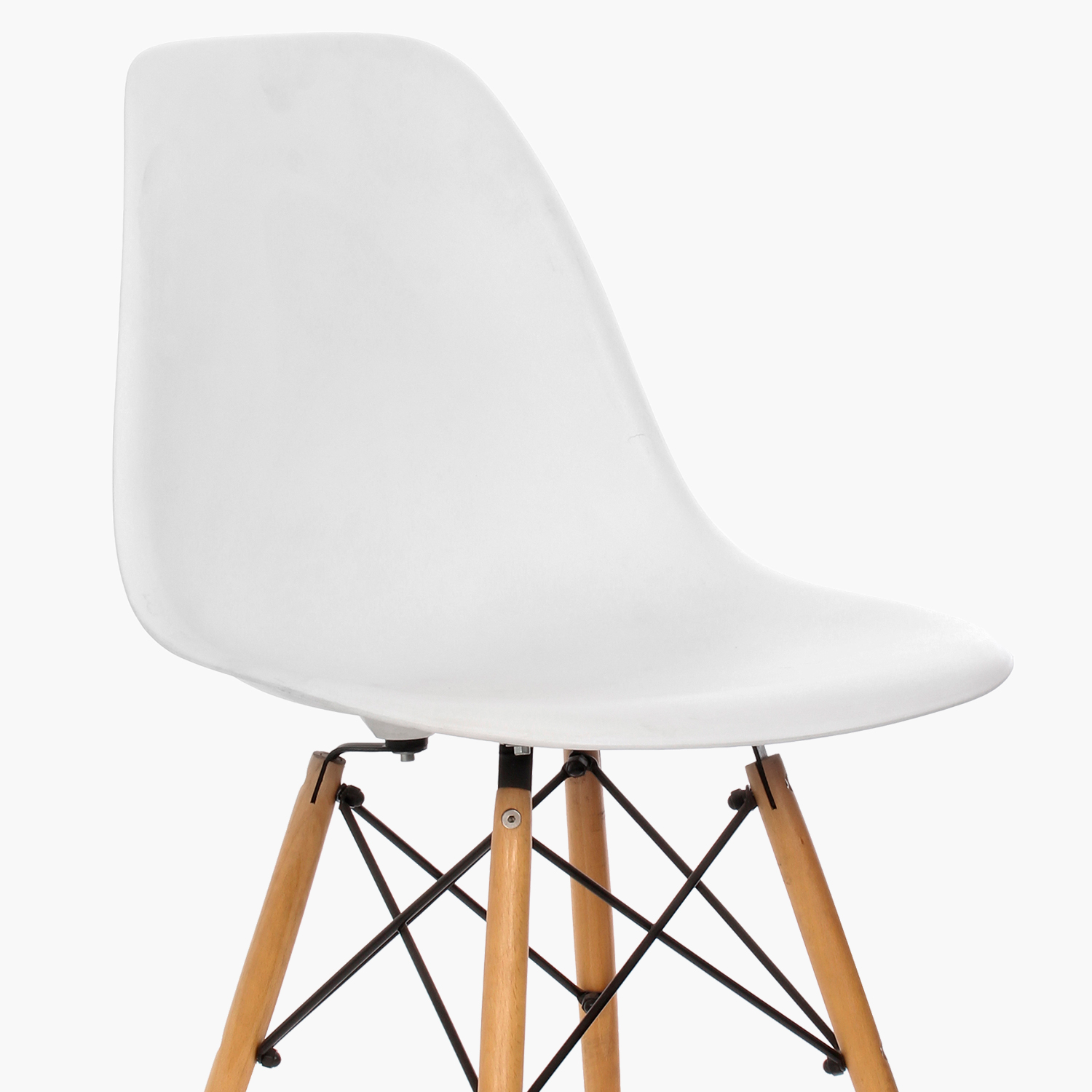 SILLA DSW RE PLICA EAMES BLANCO FORM - 6
