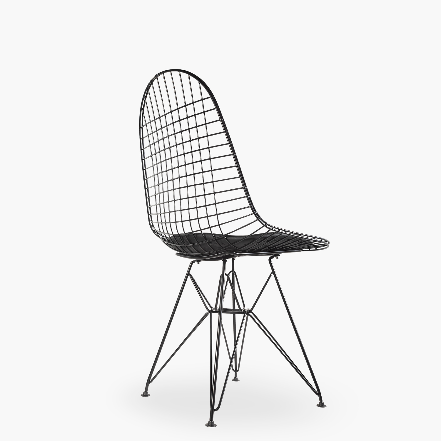 SILLA METÁLICA FORM DESIGN NEGRO COMEDOR WIRE - 2