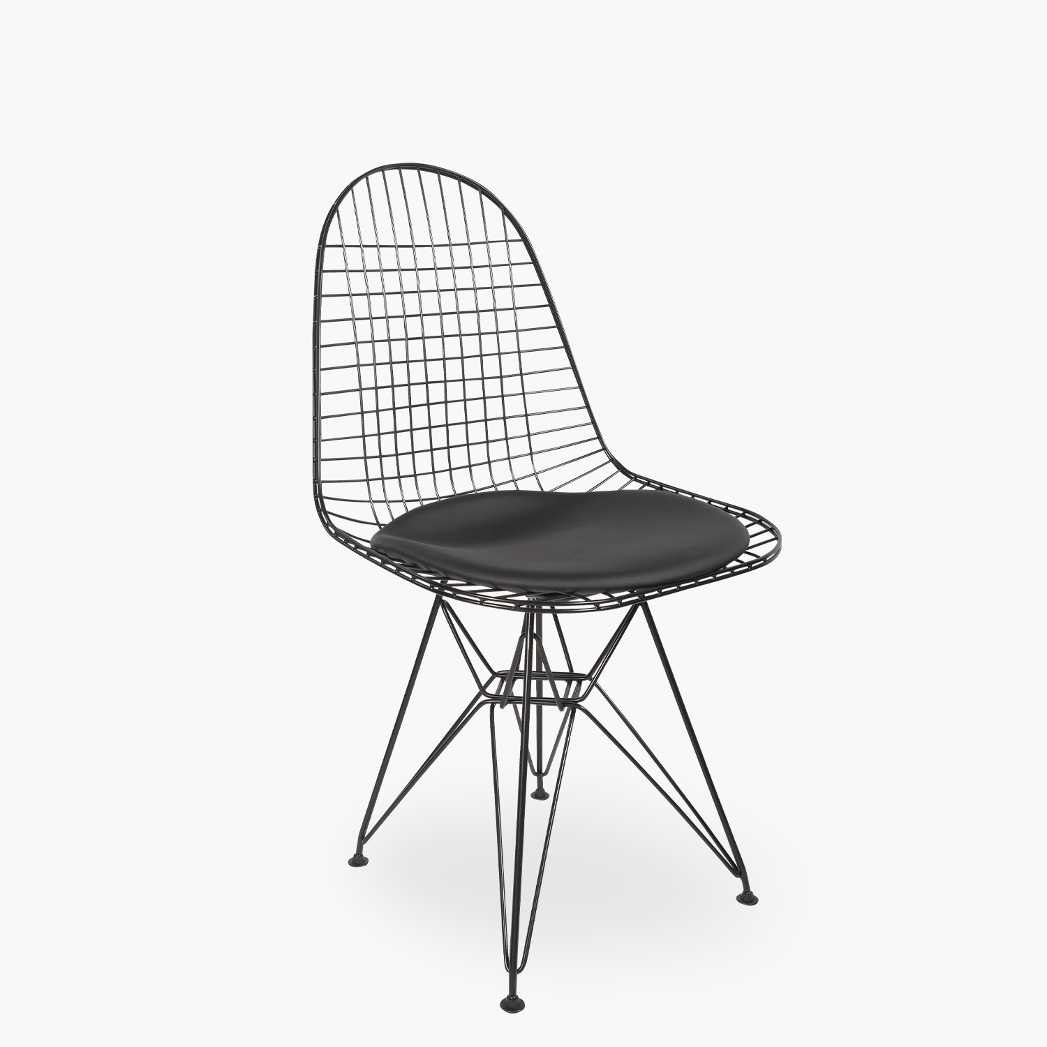 SILLA METÁLICA FORM DESIGN NEGRO COMEDOR WIRE - 3