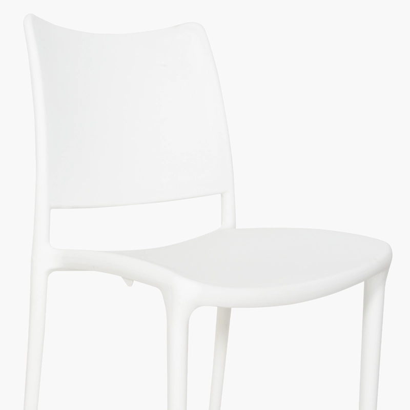 PACK FORM DESIGN PLÁSTICO BLANCO 4 SILLAS TERRAZA TODI - 4